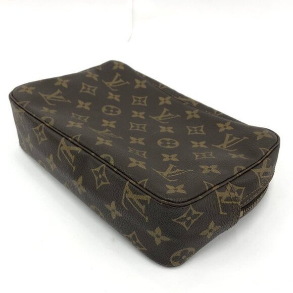 Authentic Louis Vuitton Monogram Trousse Toilette 23 Cosmetic Pouch Vanity Case - Picture 7 of 11